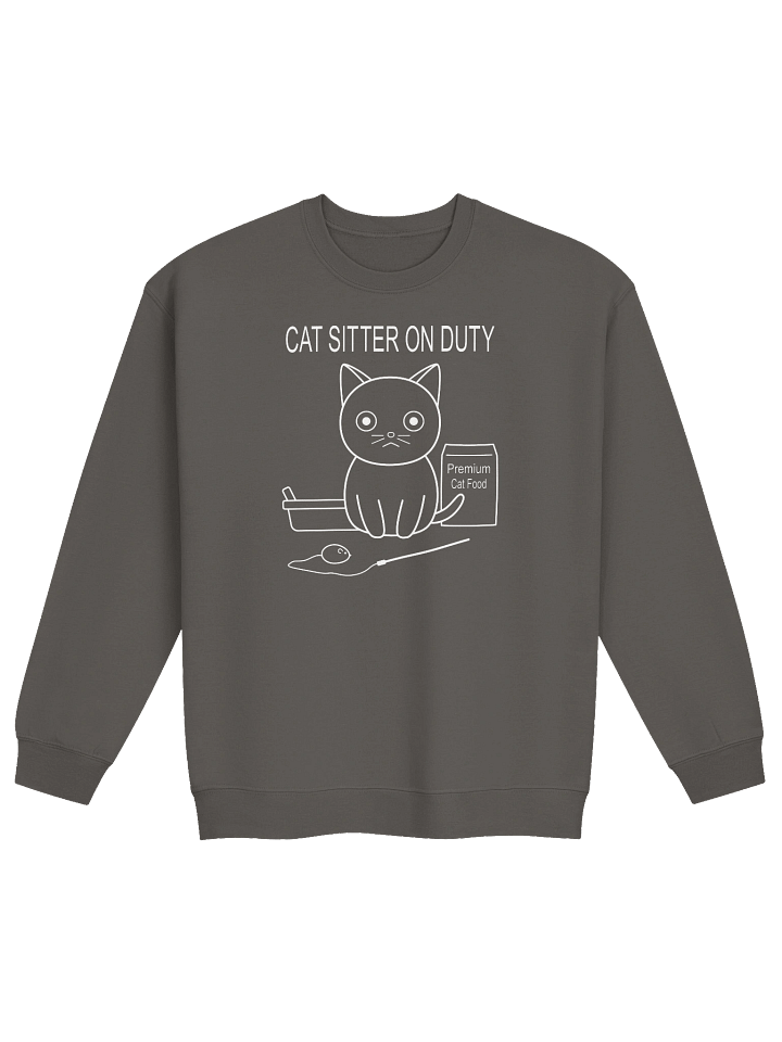 Cat Sitter on Duty - Unisex Adult Sweatshirt product image (10)