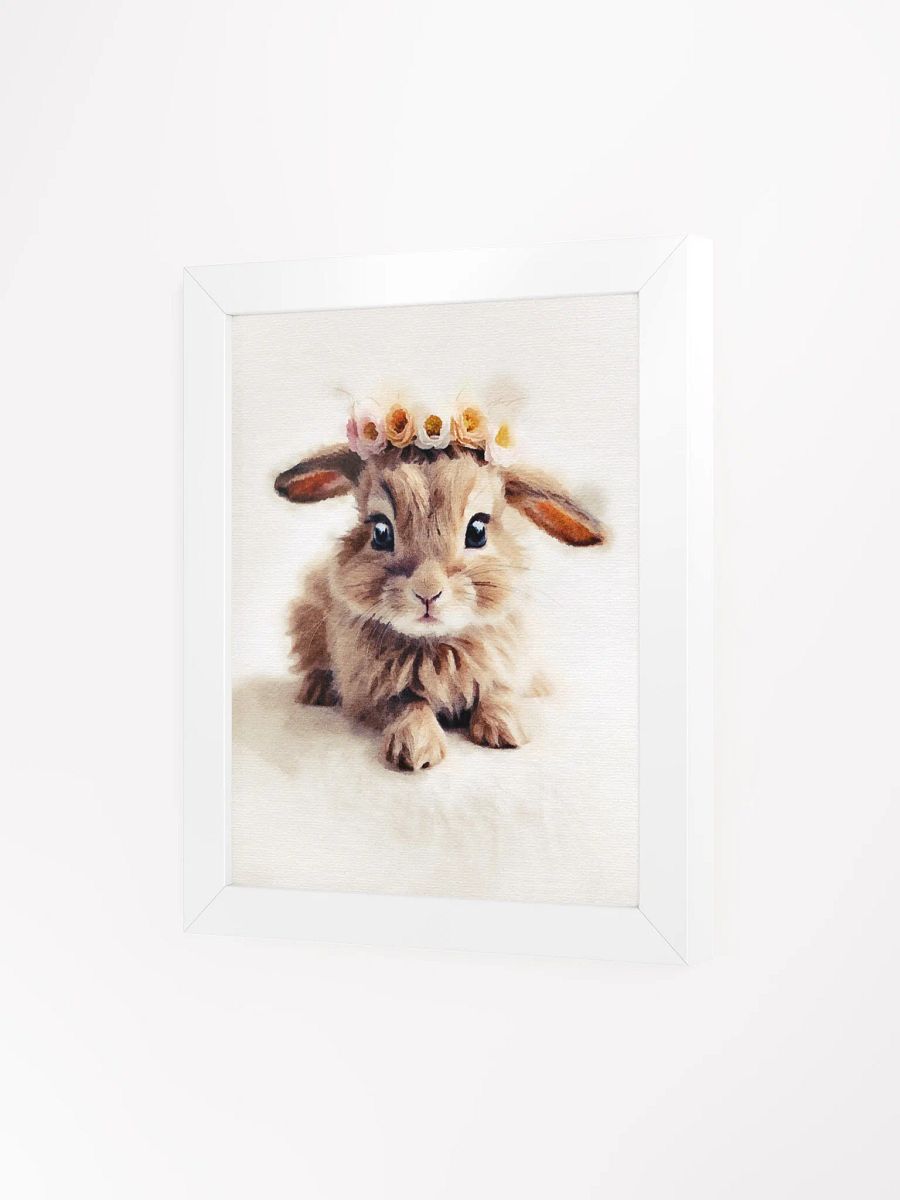 Floral Crown Bunny Matte Poster product image (82)