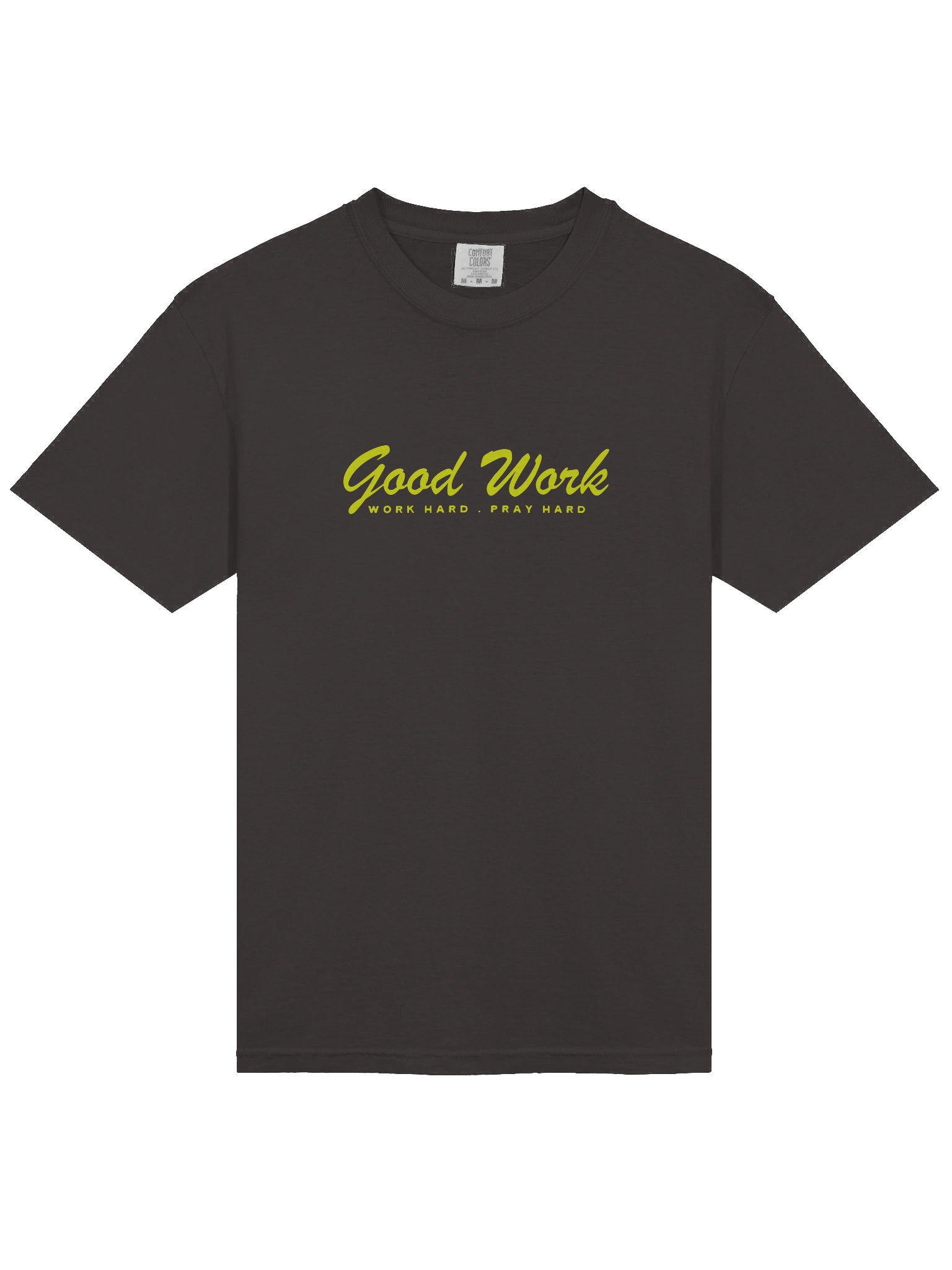 Work Hard Pray Hard (Yellow Text) product image (4)