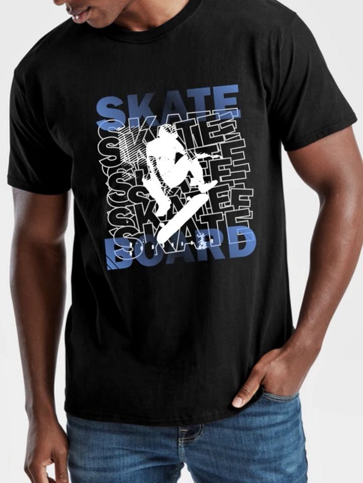 Skateboarder Silhouette Graphic T-Shirt product image (1)