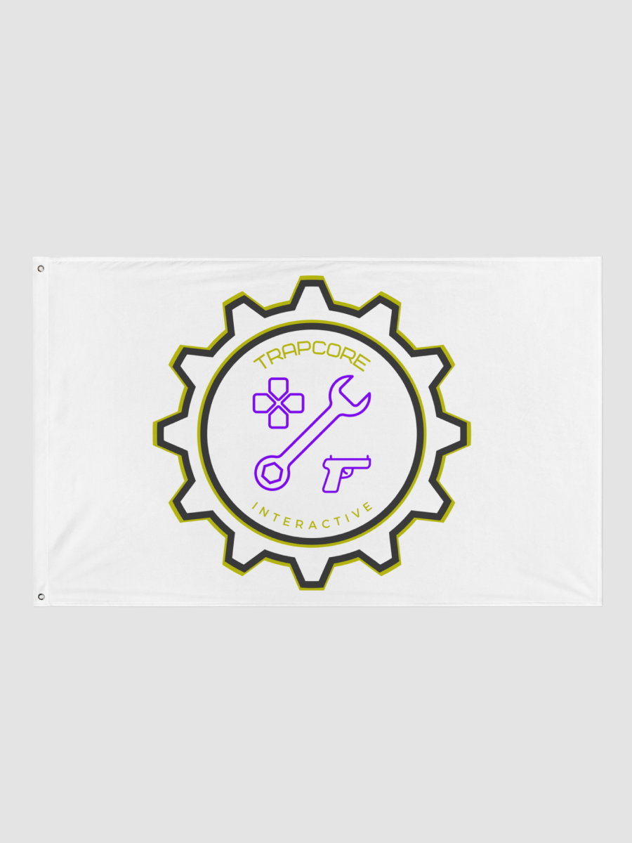 White TCI Logo Flag product image (1)