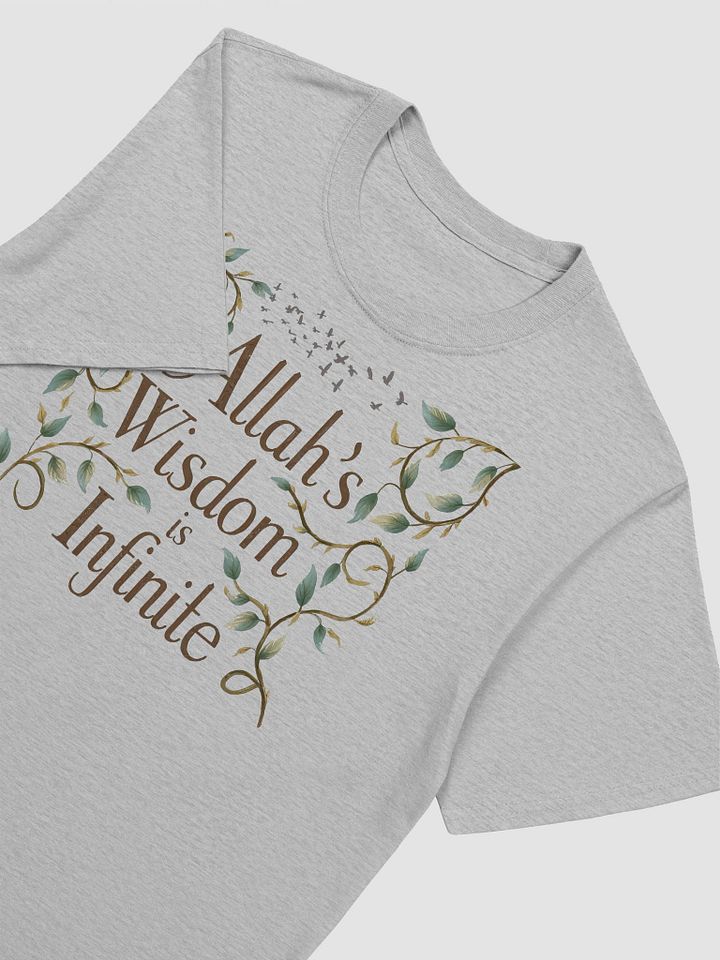 Allah’s Wisdom is Infinite - Profound and Enlightening Graphic Tee product image (2)