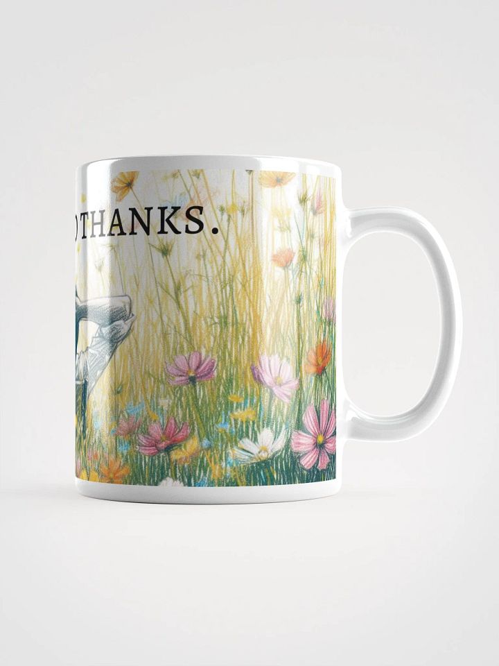 "Crowds? No Thanks." Mug product image (3)