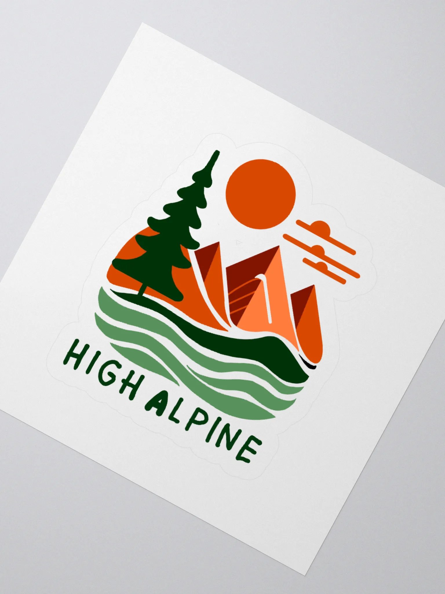 High Alpine Kiss Cut Stickers product image (5)