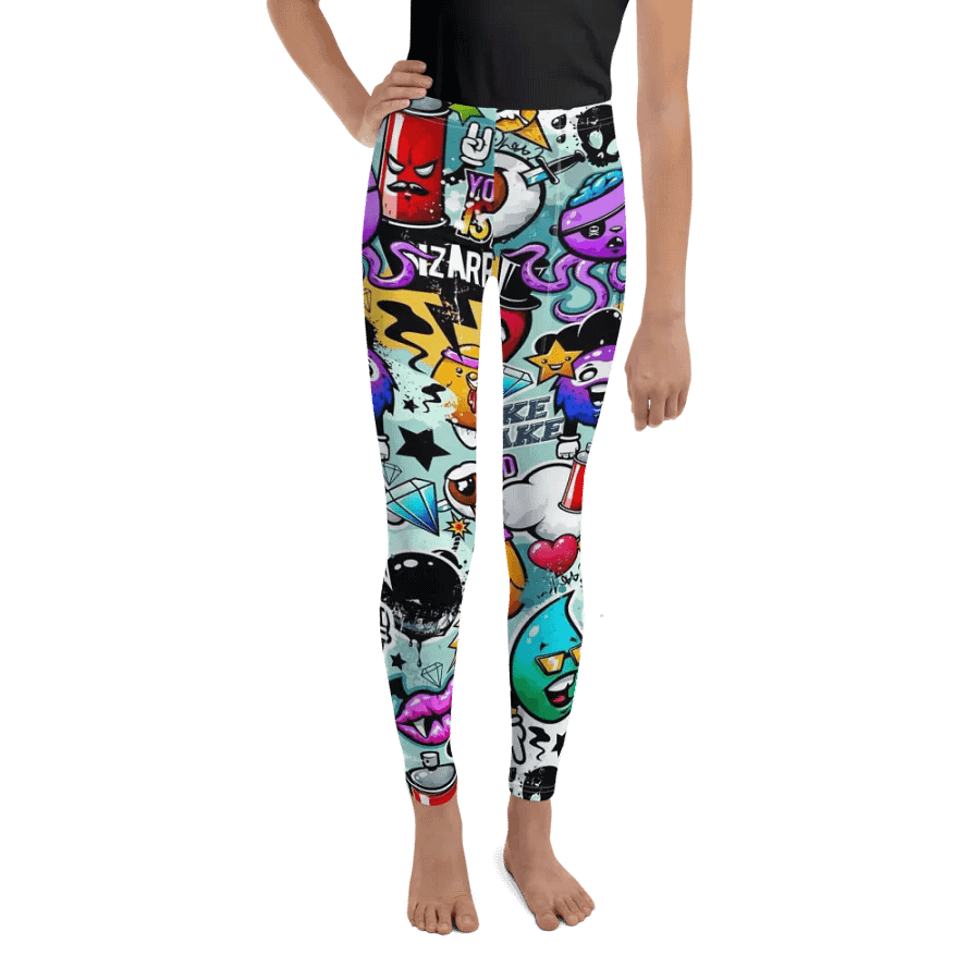 Kids Leggings – Poster Style Print for Trendy & Artistic Look product image (8)