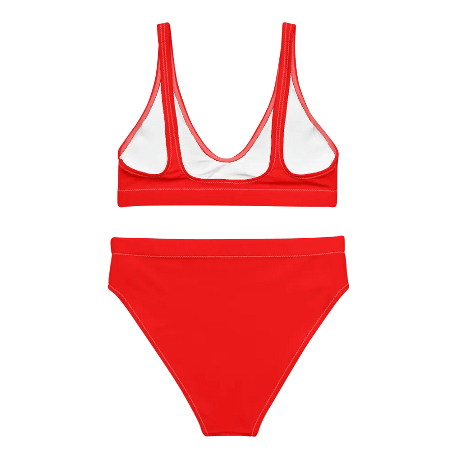 Plain Color Red Bikini Set product image (6)
