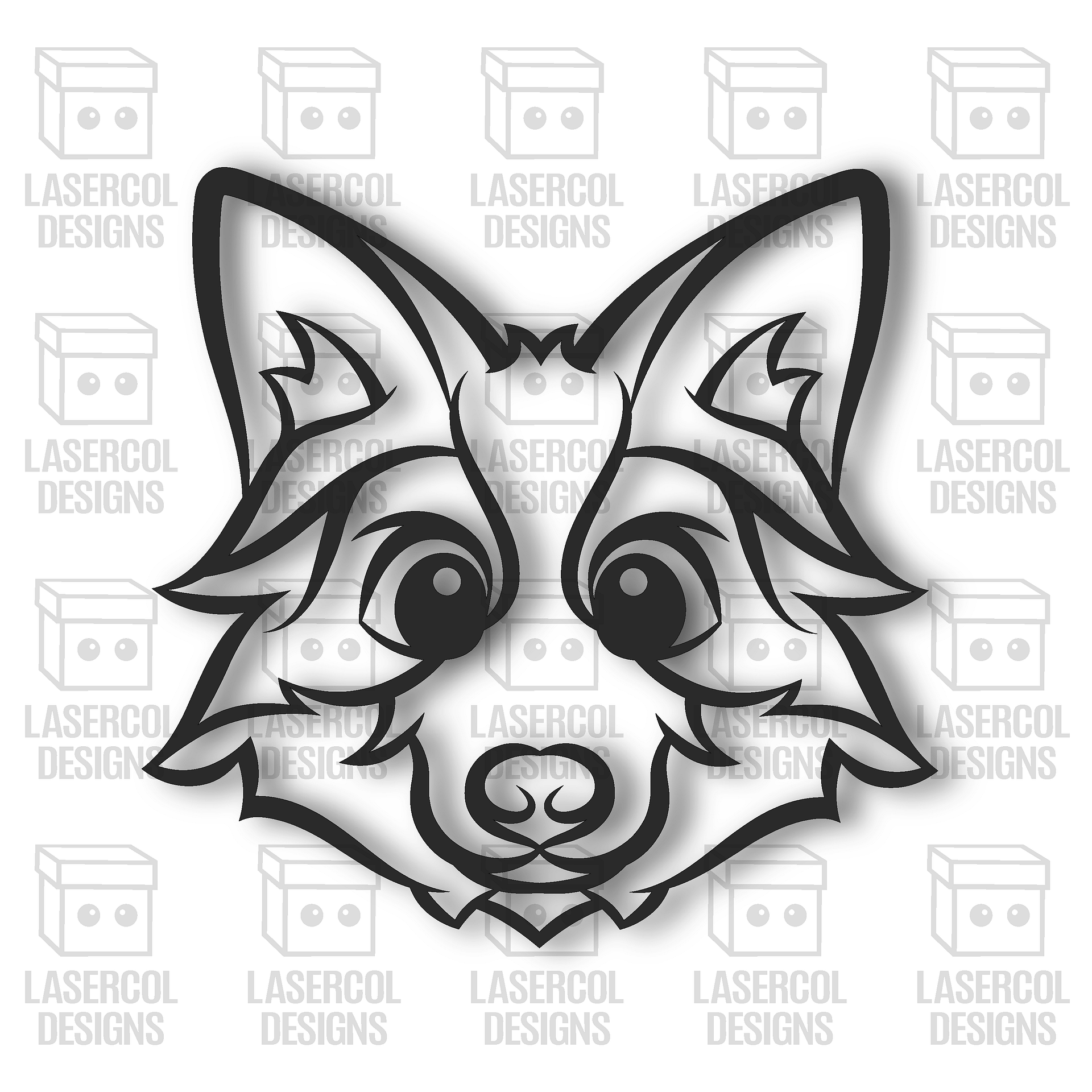 Cute Fox and Bunny Wall Art - Laser Cut Files product image (2)