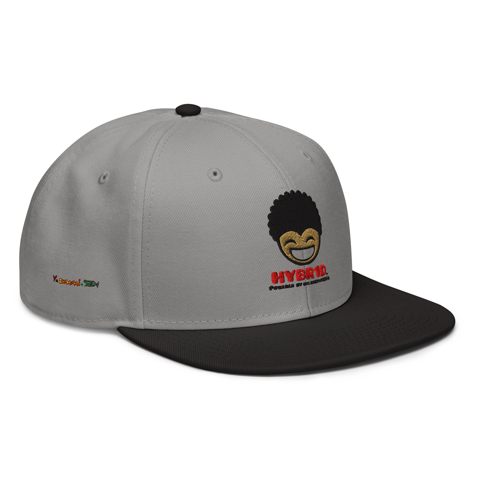 Grey ya zimmi a’SEH wool blend SnapBack cap product image (6)