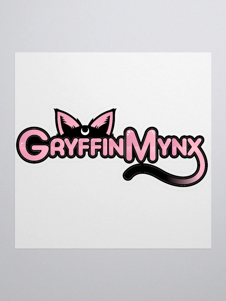 GryffinMynx and Artemis logo stickers! product image (1)