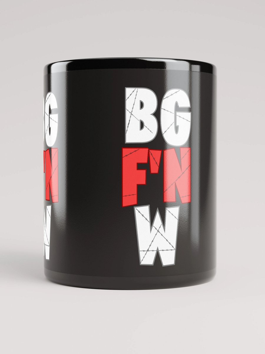 Red FN Black Glossy Mug product image (9)