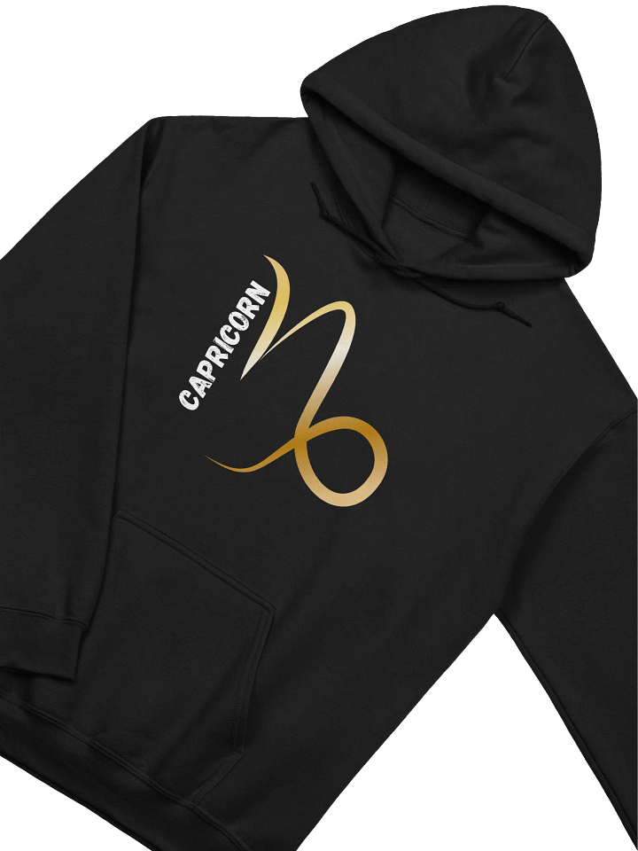 Golden Capricorn Symbol Hoodie product image (2)