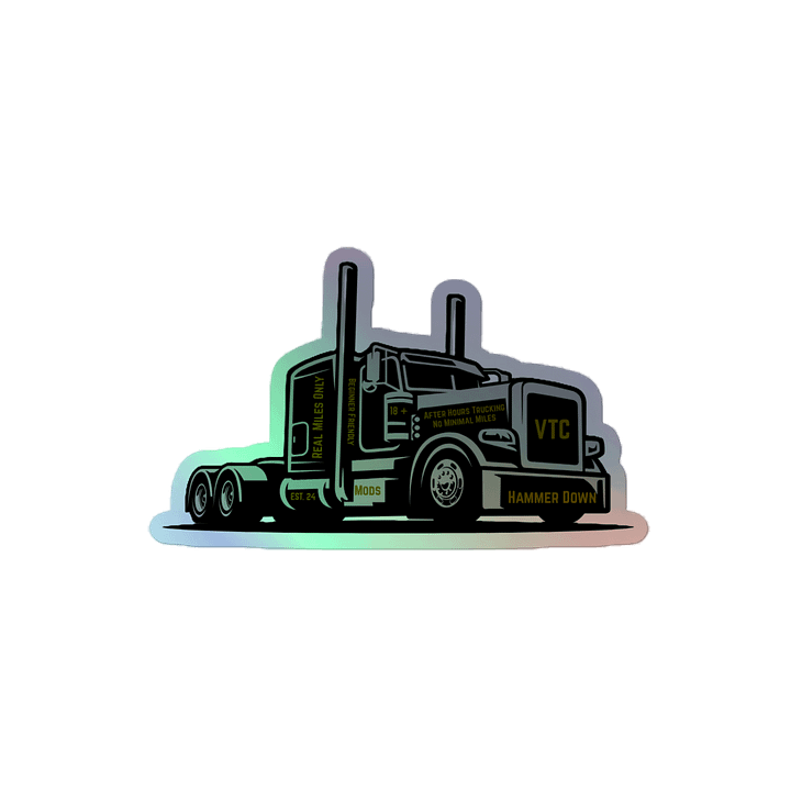 After Hours Trucking VTC Holographic Sticker V2 product image (2)