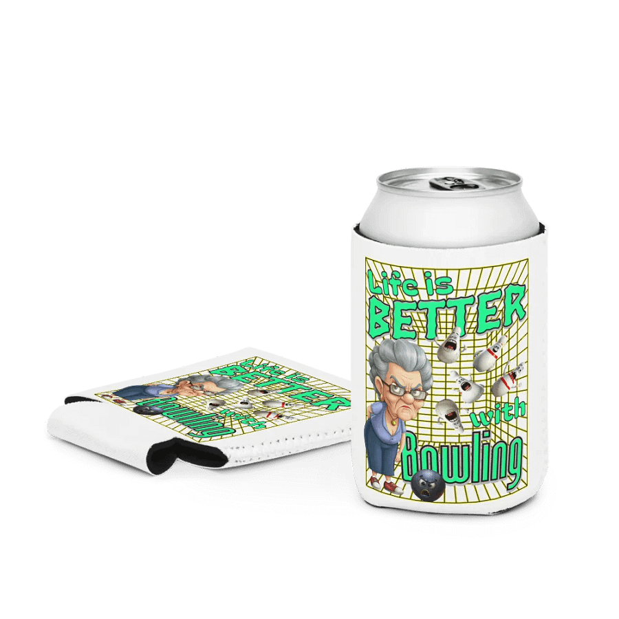 Life Is Better With Bowling Coozie Cooler product image (3)