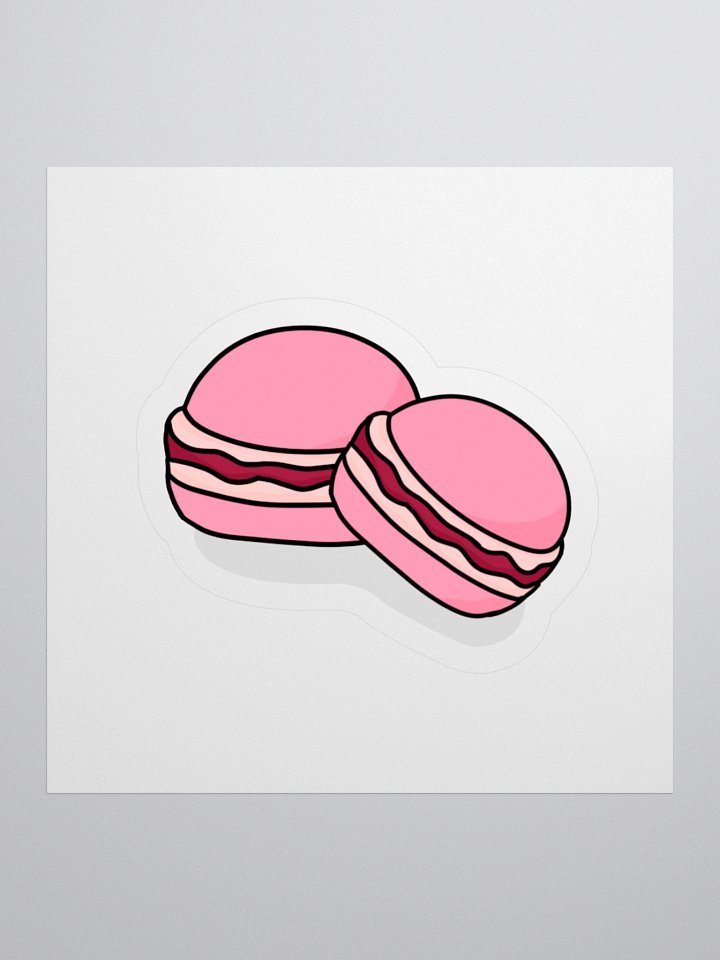 Cherry Macaron Sticker product image (1)