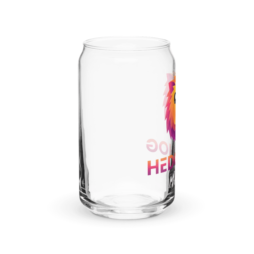 Hedgehog Makes Glass Can Cup product image (10)