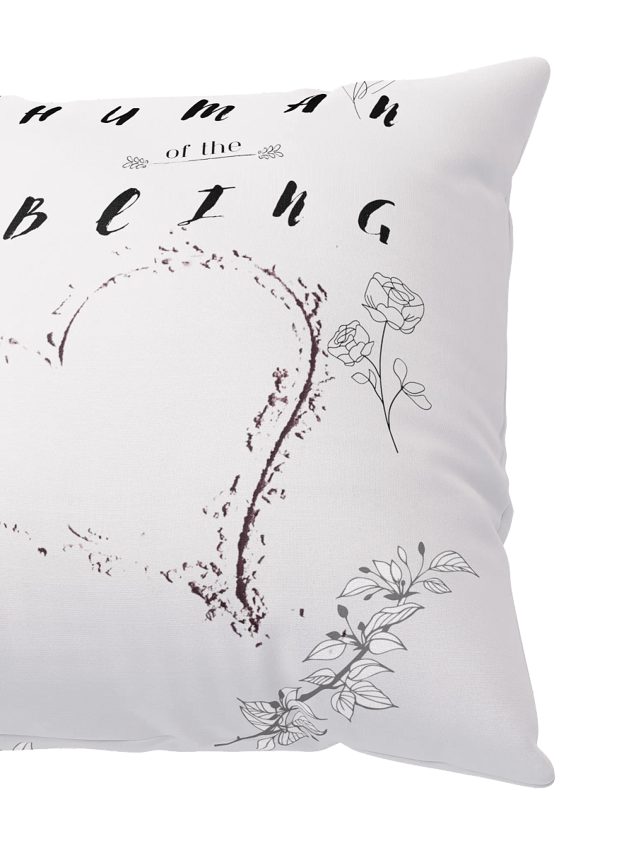 Cascading Love All-Over Print Pillow, "Human of the Being" product image (4)