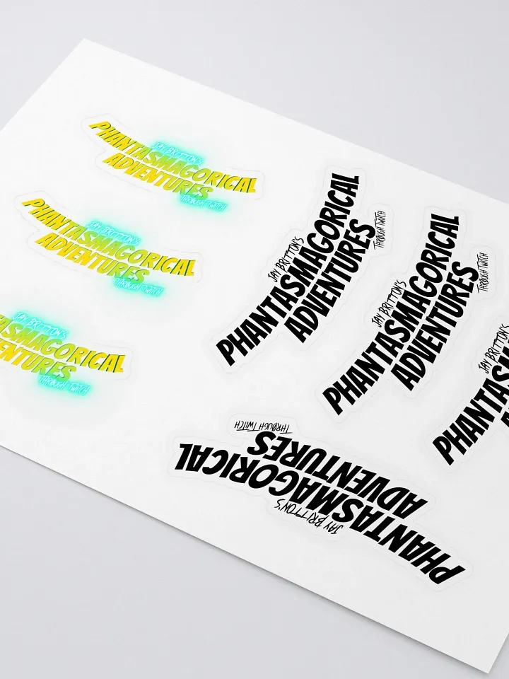 Phantasmagorical Adventures Sticker Sheet product image (2)