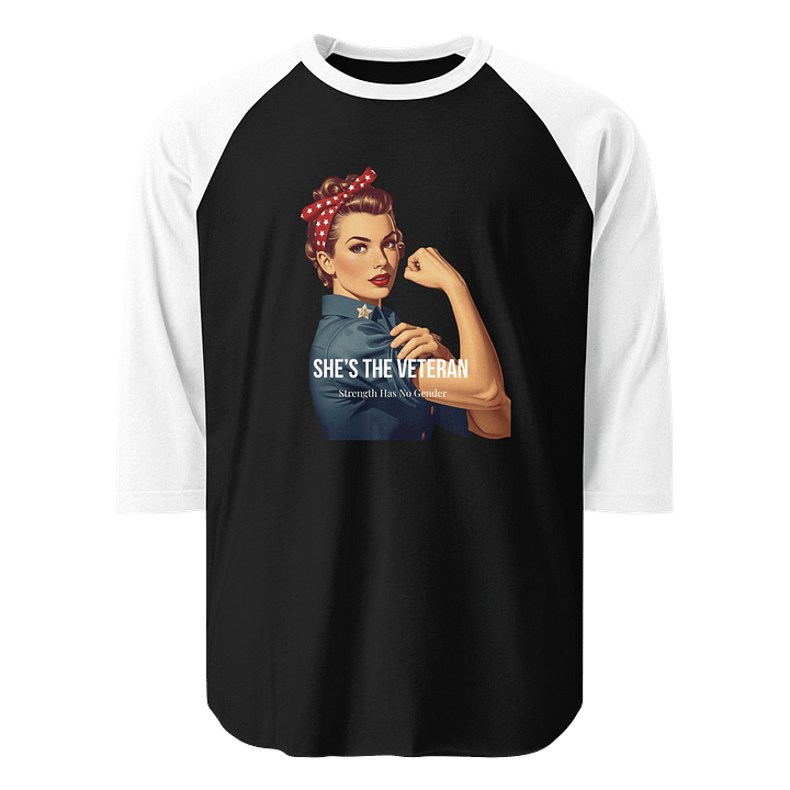 She’s The Veteran Two-Tone T-Shirt product image (1)