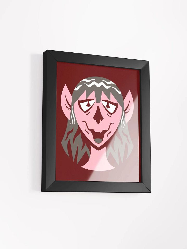 Pink Orc Girl Framed High-Quality Matte Poster product image (51)