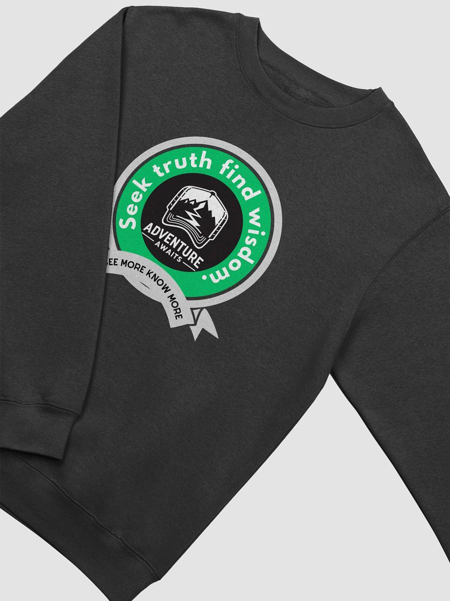 Adventure Awaits Crewneck Sweatshirt | Seek truth, find wisdom. product image (11)