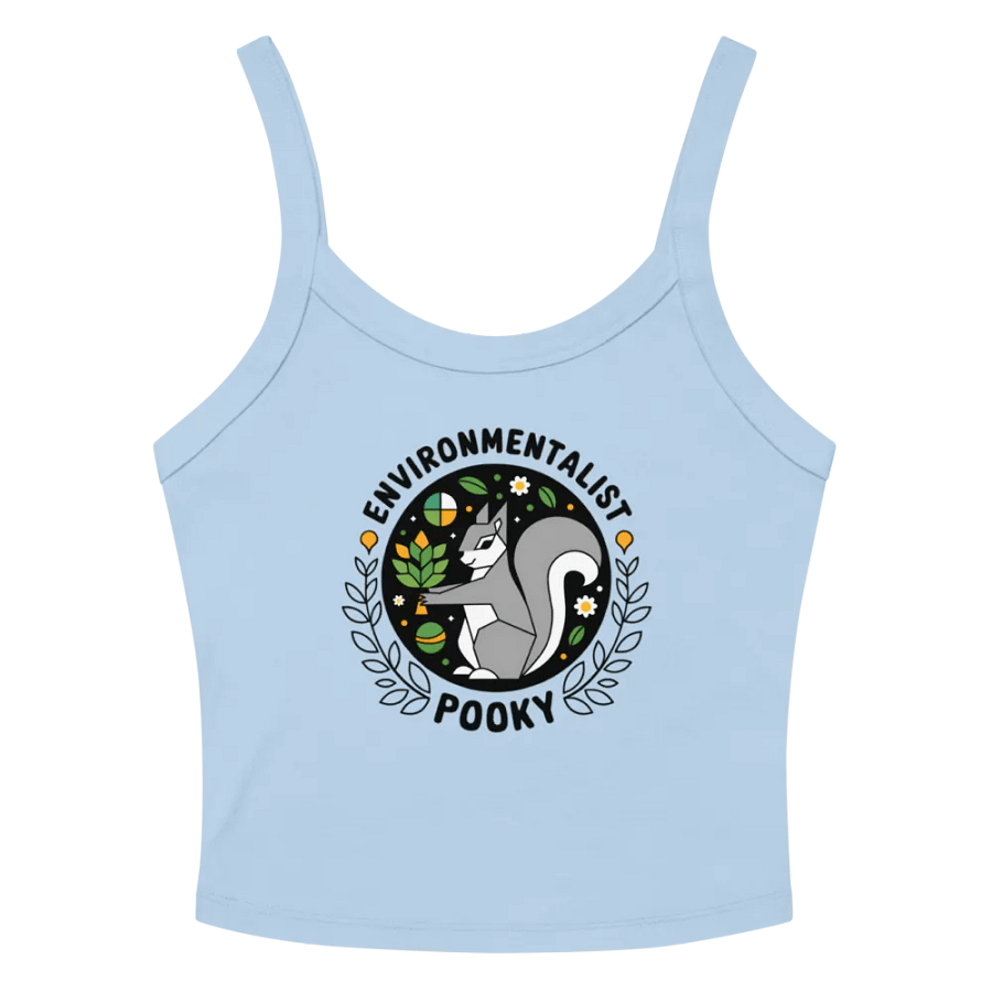 Whimsical Squirrel and Leaf Tank Top product image (2)
