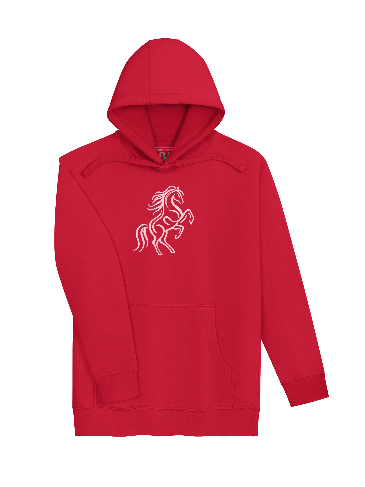 Hard Hooved Stallion Hoodie – Fierce Line Art for Resilient Riders - by M‑Art & Design product image (11)
