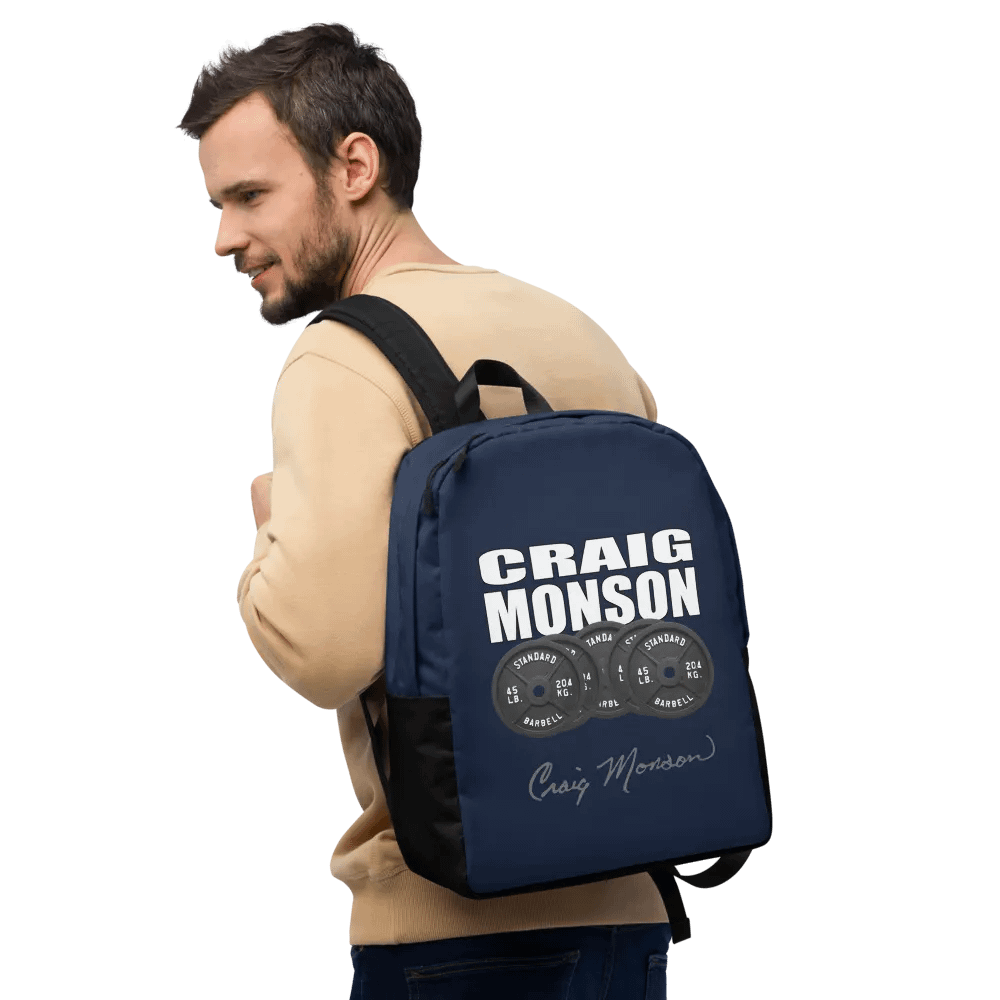 Craig Monson Barbell Signature Series Backpack (Navy Blue) product image (10)