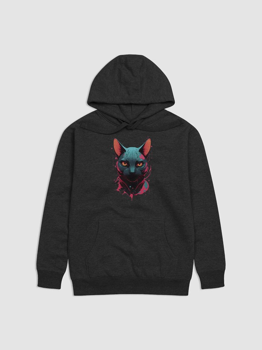 Neon Cat Vibes Premium Hoodie product image (3)