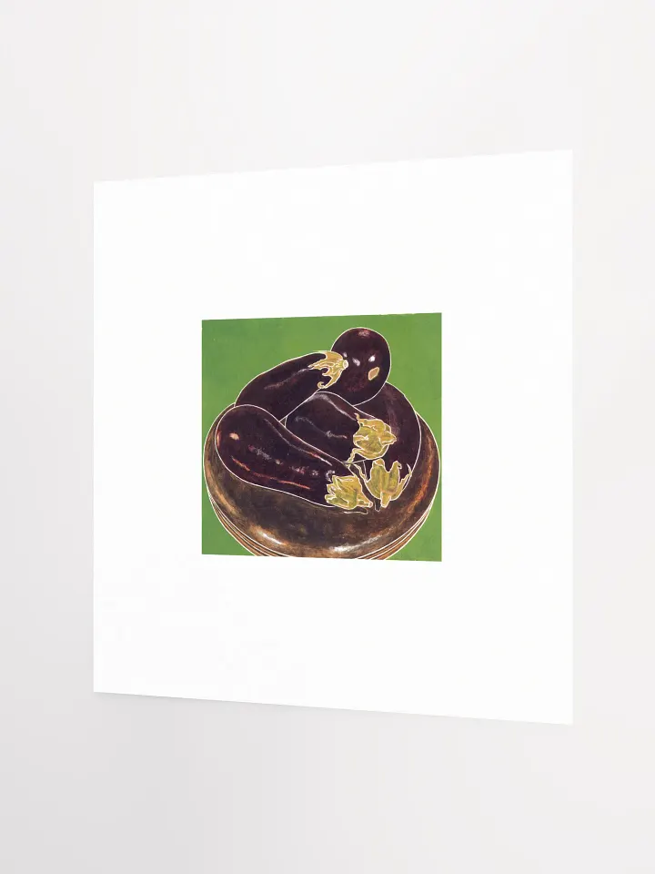 eggplant and piano stool Print product image (2)