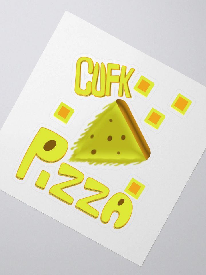 CUFK Pizza Cutout Stickers product image (2)