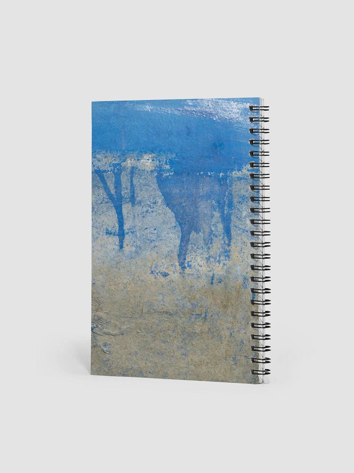 Whimsical Horse Floral Grunge Spiral Notebook product image (2)