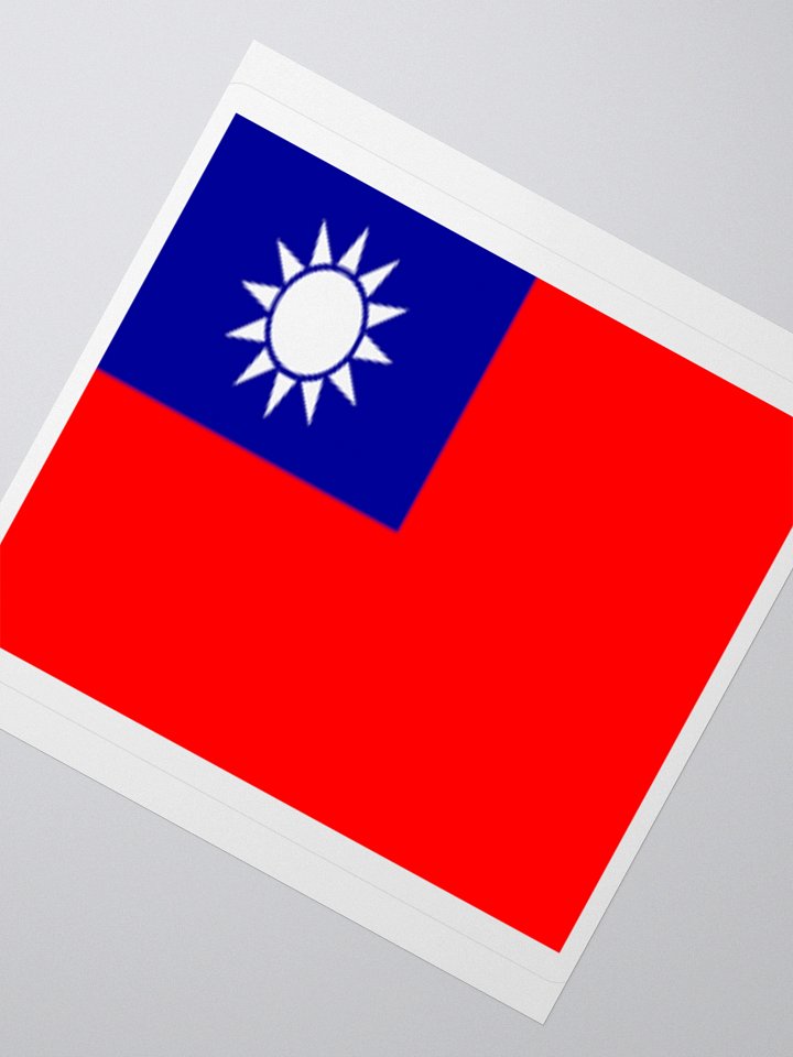 Exclusive Taiwan Flag Kiss-Cut Stickers - High-Quality Vinyl, Multiple Sizes product image (6)