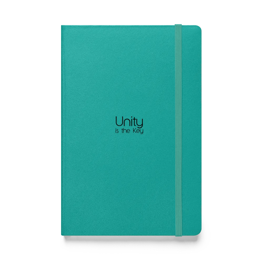 Carnet UNITY IS THE KEY sigle noir product image (3)
