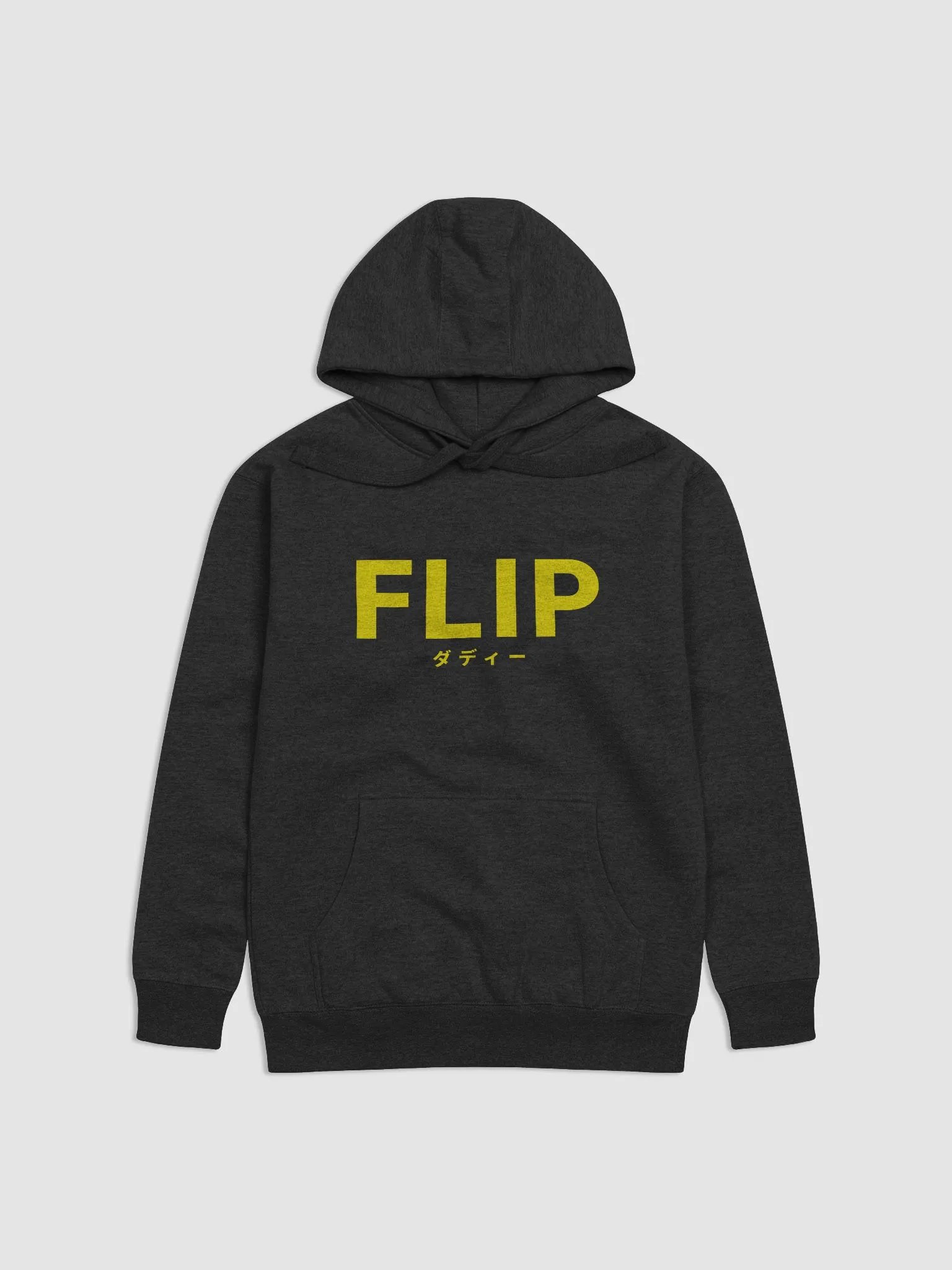 Flip Hoodie [Yellow Text] product image (1)