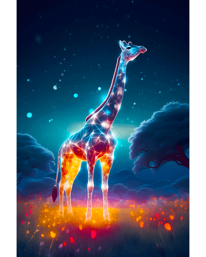 Cosmic Giraffe Poster product image (1)