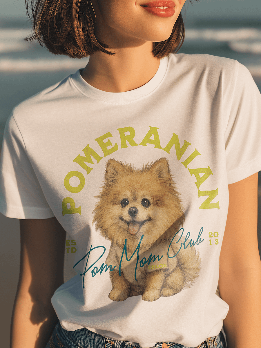 Pomeranian Tshirt Yellow product image (164)