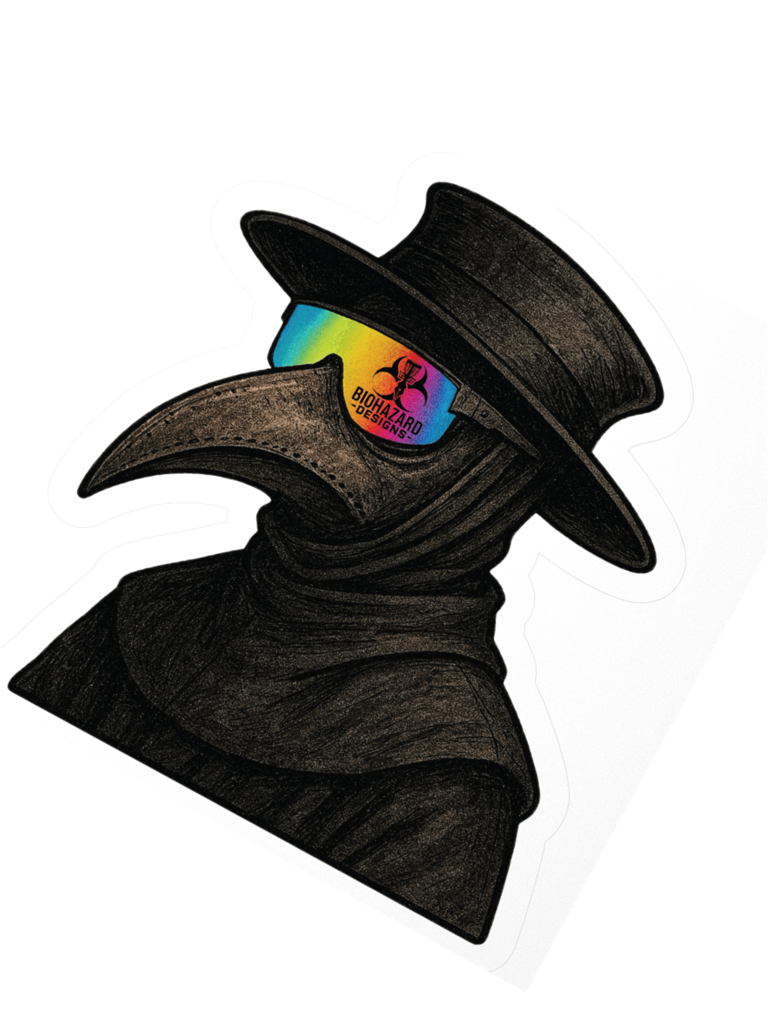 Plague Vibes Kiss Cut Stickers product image (6)