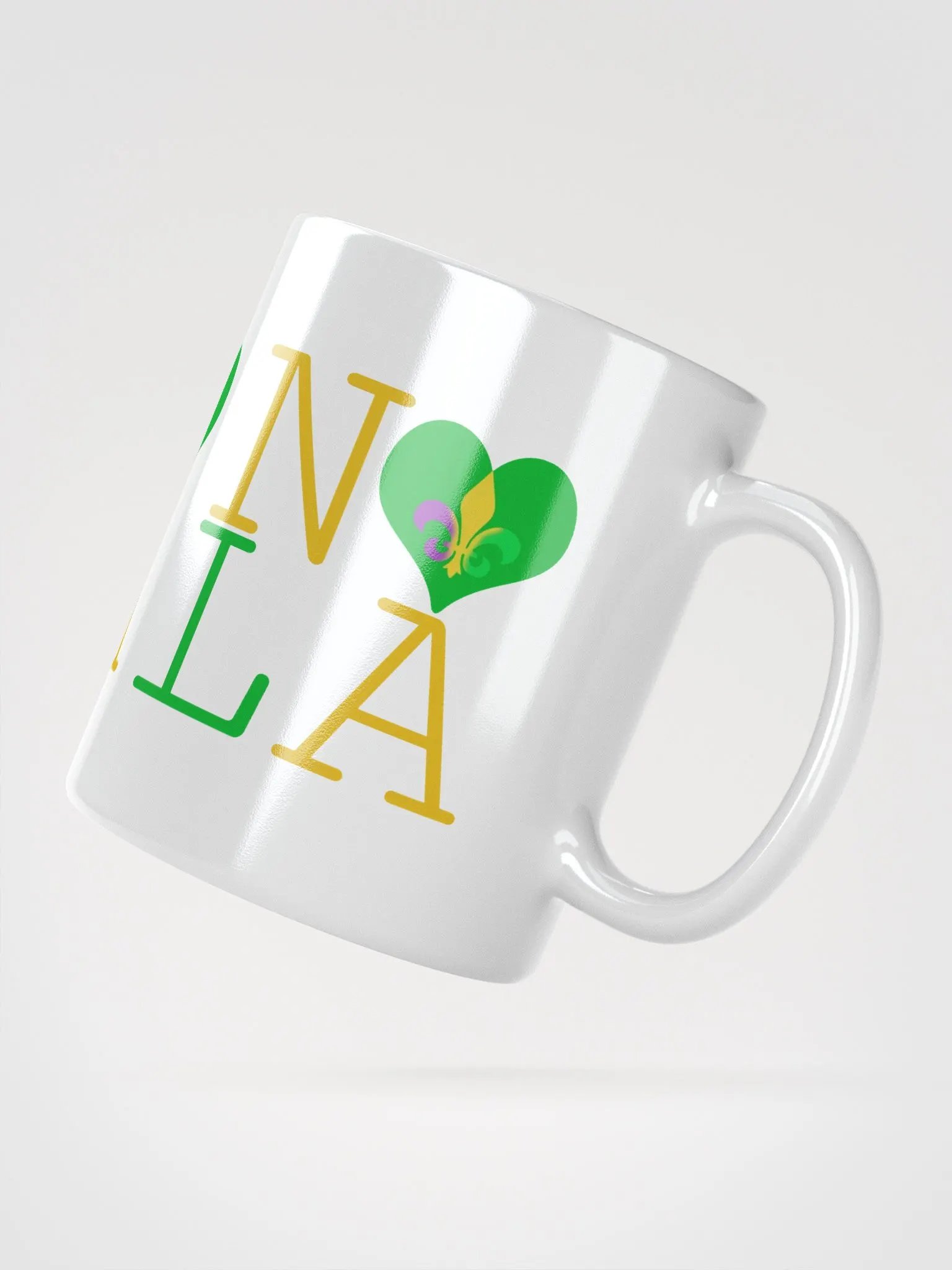 I LOVE NOLA **BIGSHOT MUG** (MARDI GRAS 2) product image (6)