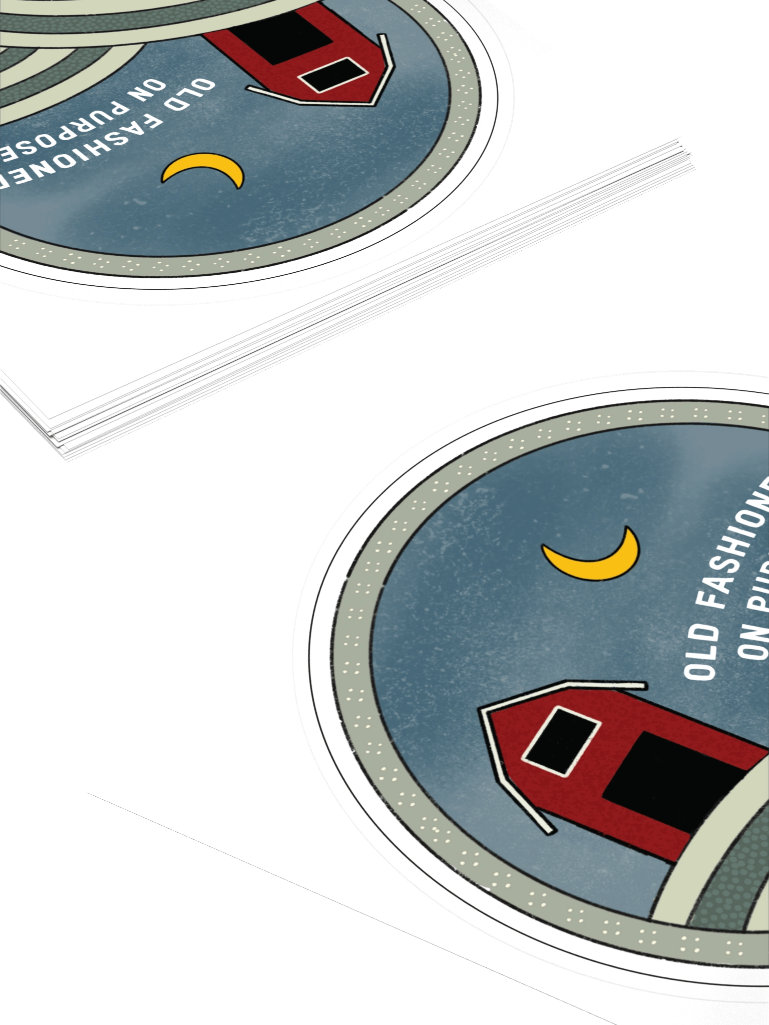 Old Fashioned on Purpose Sticker product image (4)