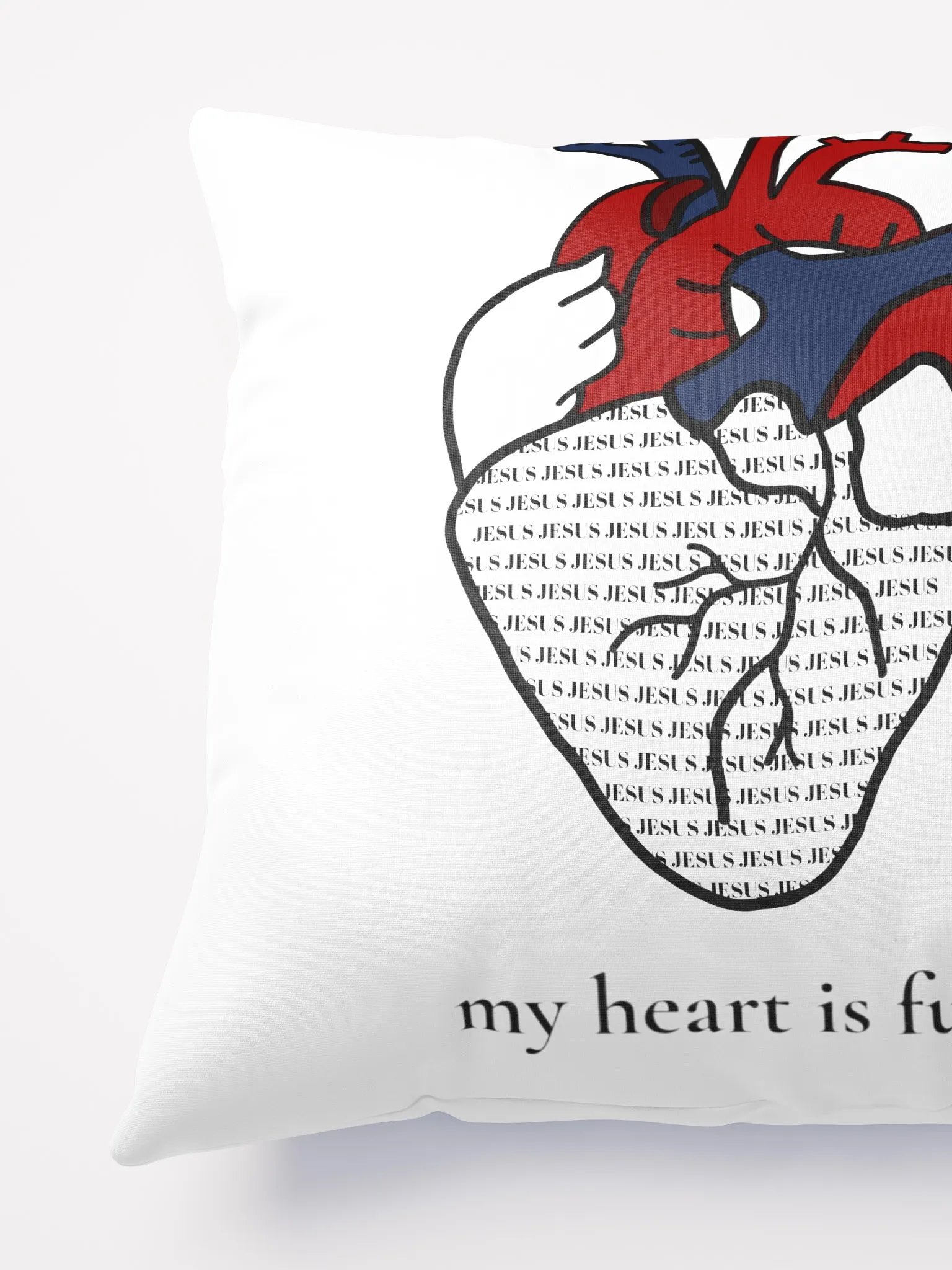 my heart is full pillow product image (3)