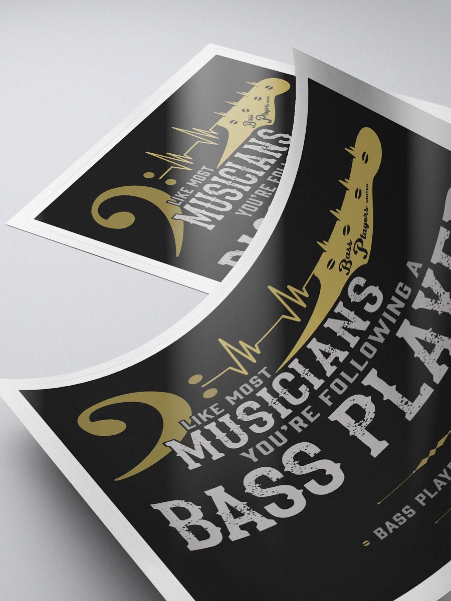 Like Most Musicians (Sticker) product image (4)