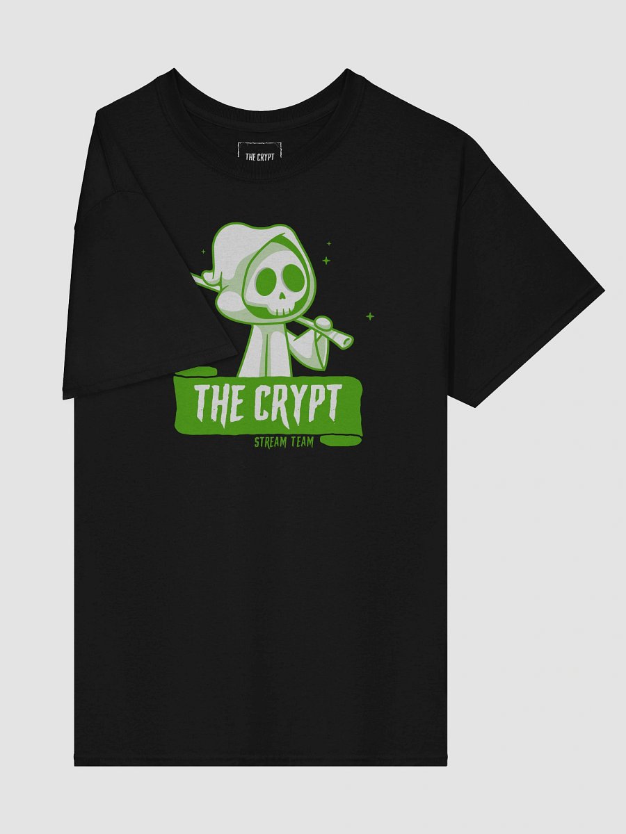 The Crypt Stream Team - Unisex Front Print Tee (lime) product image (16)
