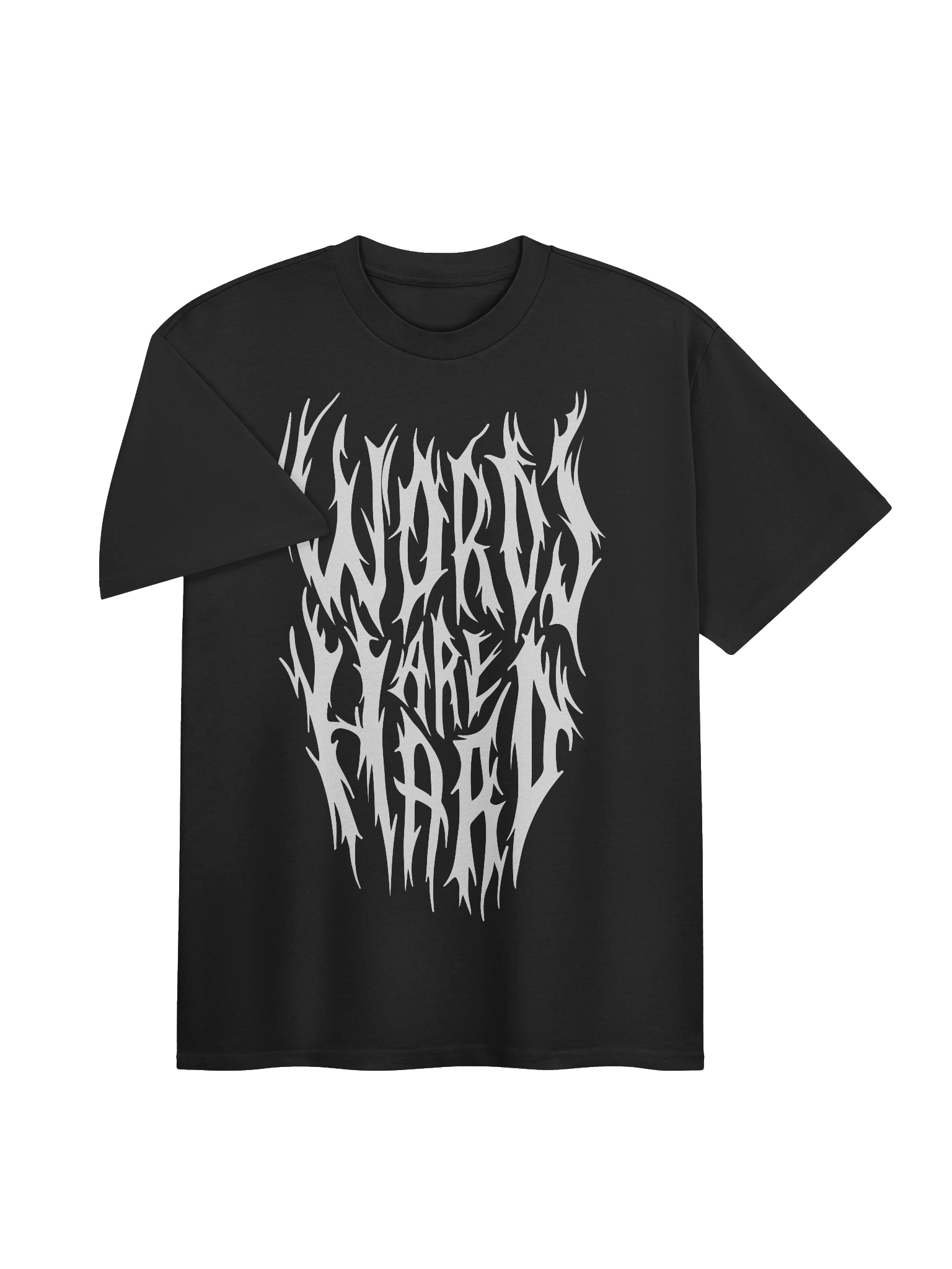 Metal Words Are Hard Tee (premium) product image (6)
