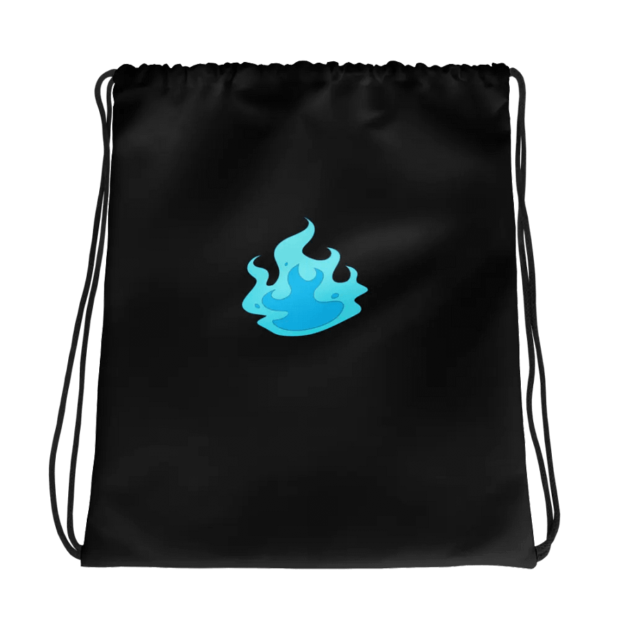 Blue Fire Drawstring Bag product image (1)