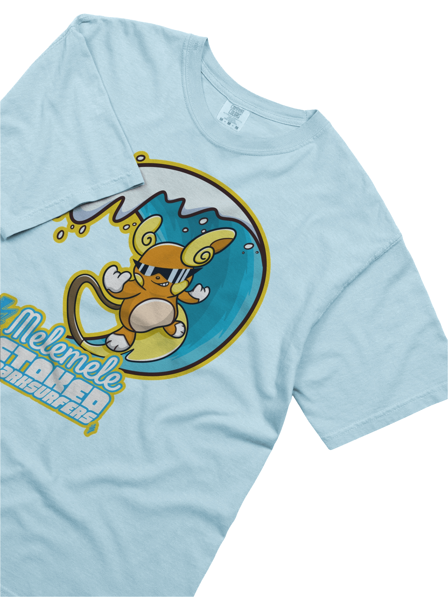 Melemele Stoked Sparksurfers Tee- Light Blue product image (5)