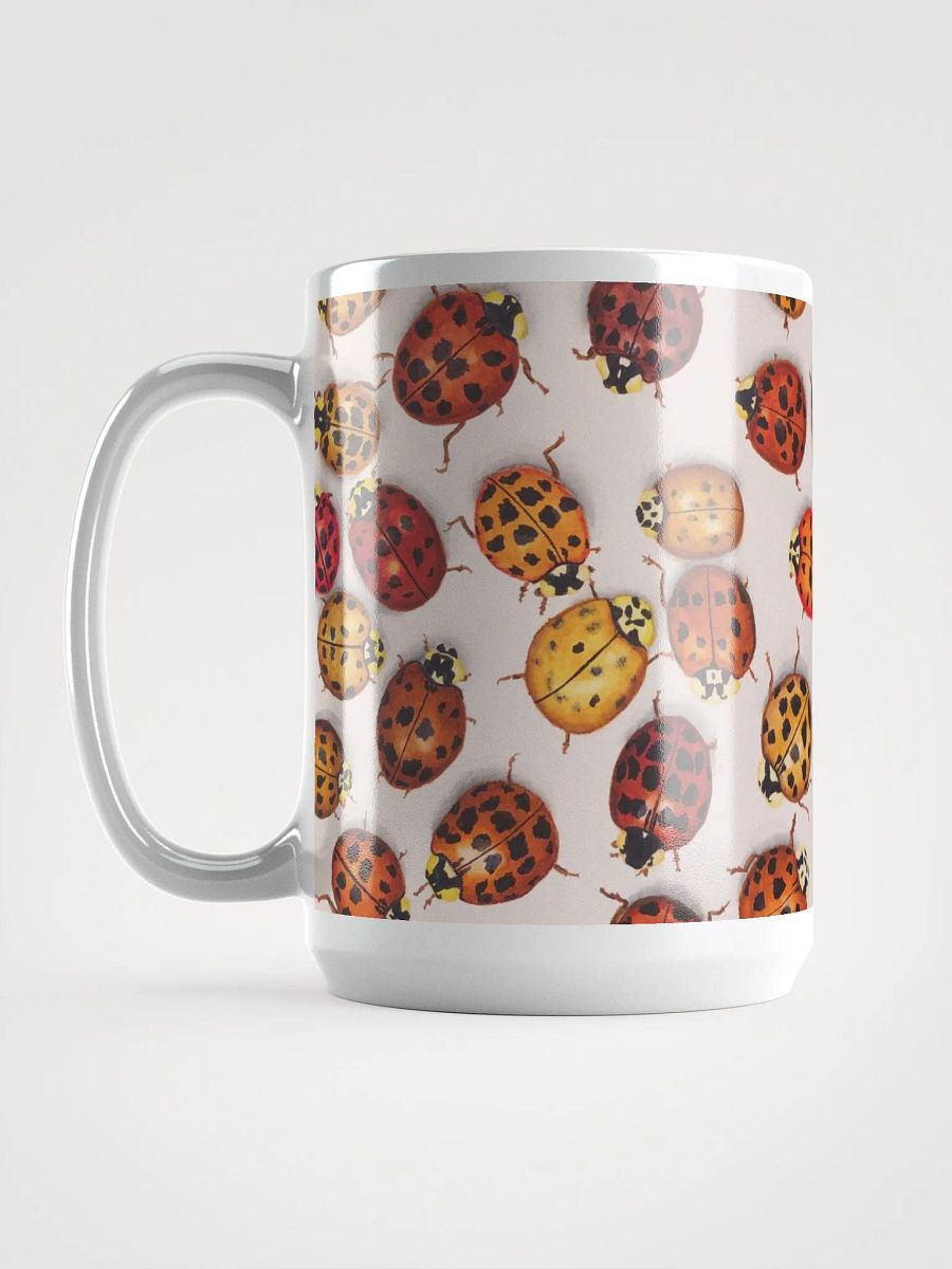LUCKY NUMBER white glossy mug product image (4)