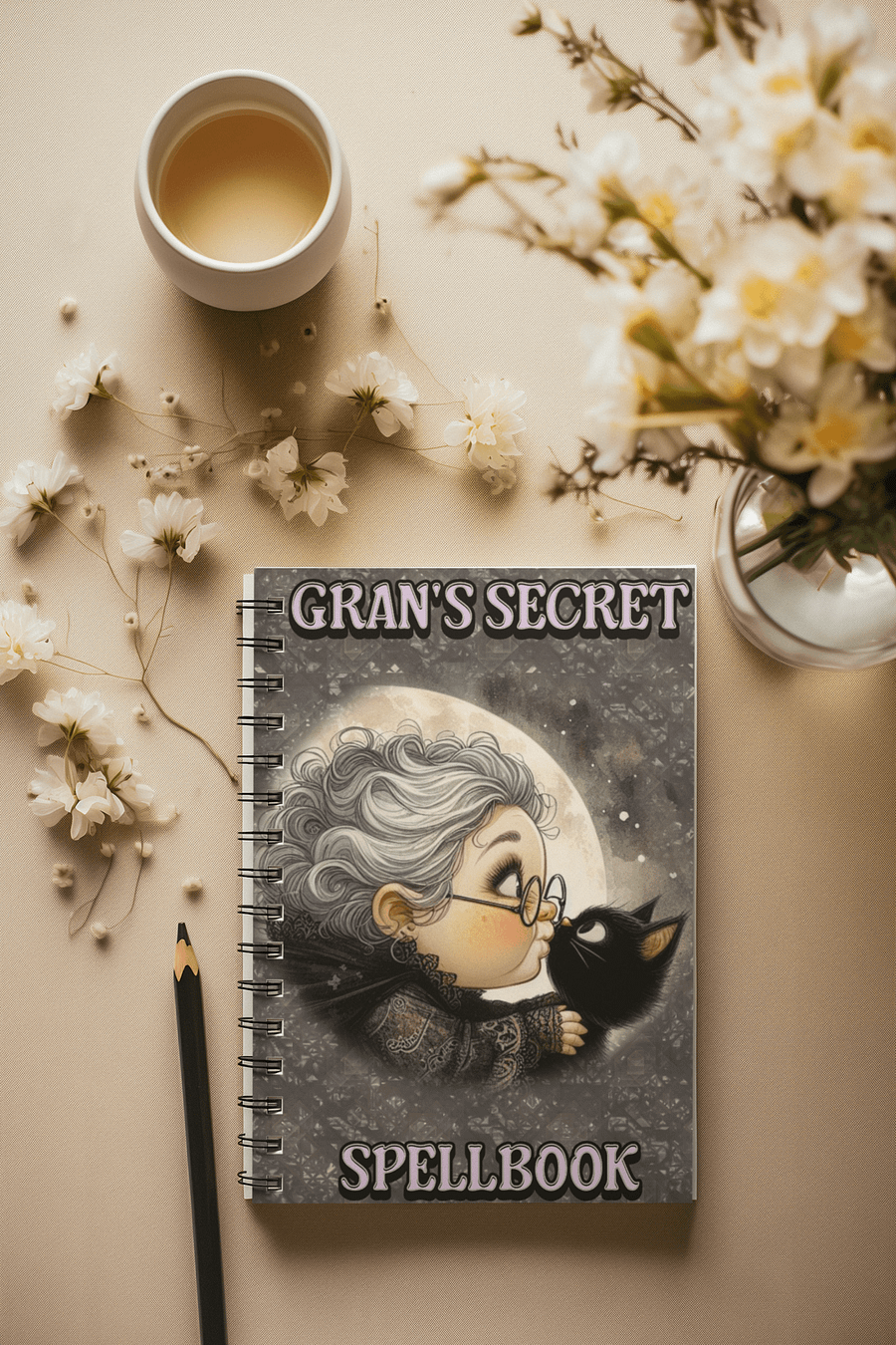 Gran's Secret Spellbook Spiral Notebook product image (3)