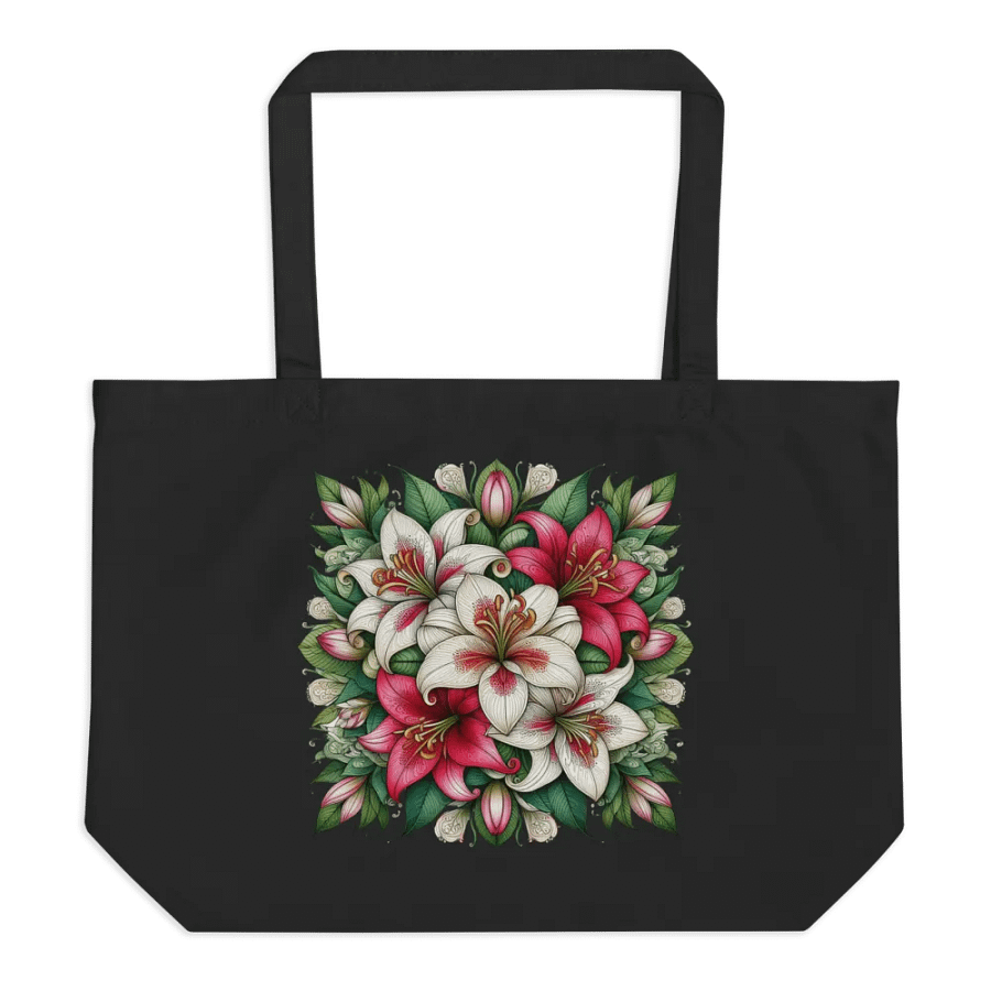 Econscious Organic Cotton Tote | KI-Designs mit Lilienzauber product image (1)