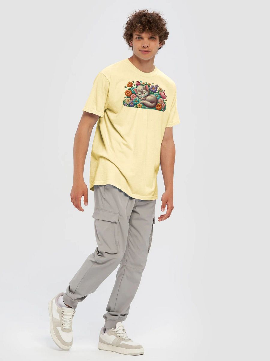 Kitten Sleeping in Flowers Comfort Colors T-Shirt product image (7)