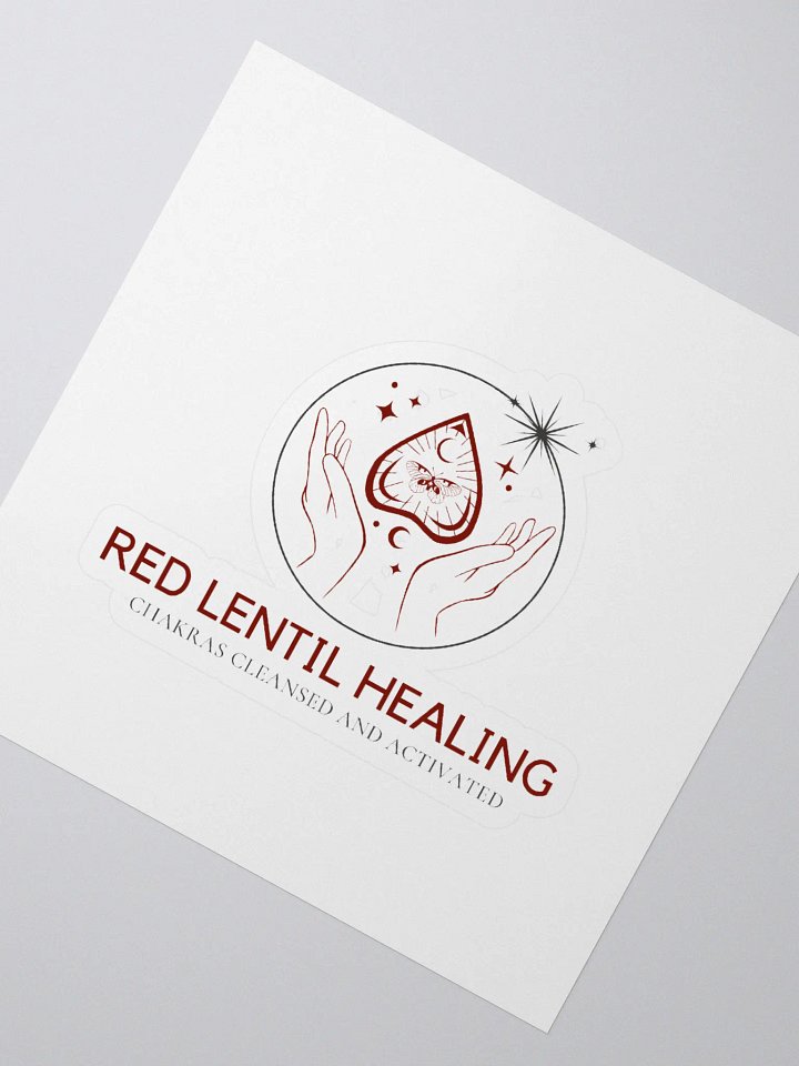 Red Lentil Cut Stickers product image (2)